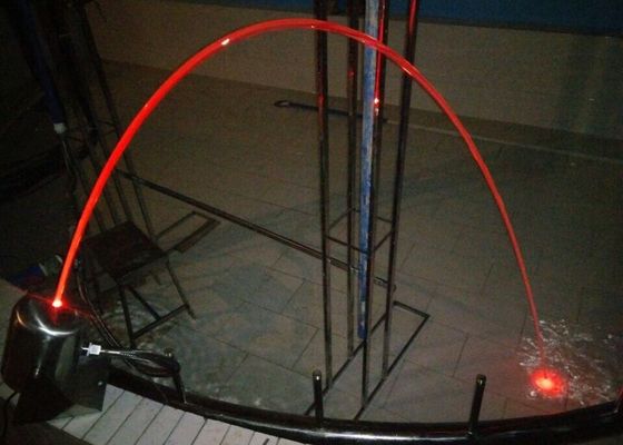Luzes de aço inoxidável laminares de Jet Fountain With 3w RGB da água 2000L/H