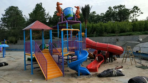 Resistência de oxidação da corrediça de água do polvo da fibra de vidro da criança