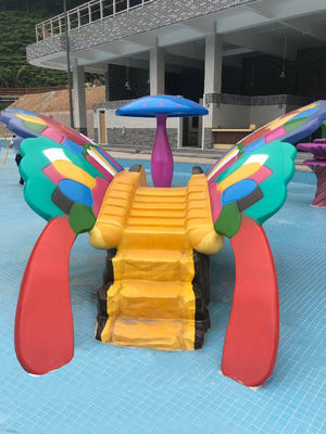 Corrediça de água personalizada da borboleta do equipamento do parque da água da fibra de vidro