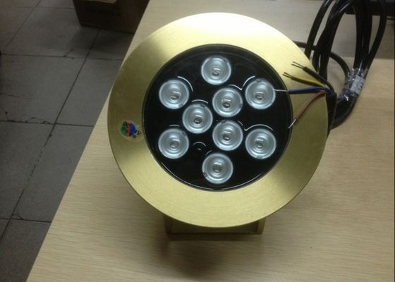 24V 9W conduziu o ângulo de feixe claro impermeável de 120 graus da piscina