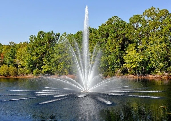Fonte de água de flutuação de aço inoxidável para o lago