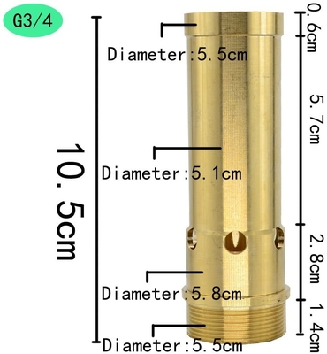 3/4" taxa do volume de água do bocal 66gpm do bebedoiro automático da fonte DN20
