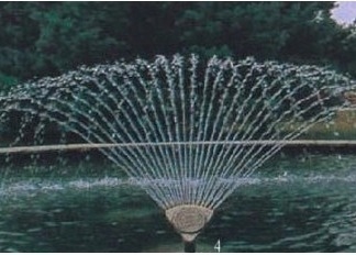 A fonte de bronze da dança do conto de Chromplate Phoenix provê de bocal a elevação do pulverizador de água de 4m