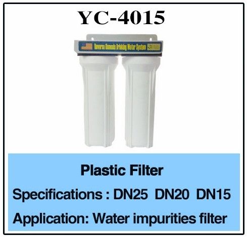 filtro de água plástico de DN25 DN20 de 3/4" de 1/2” para o bocal da água da névoa